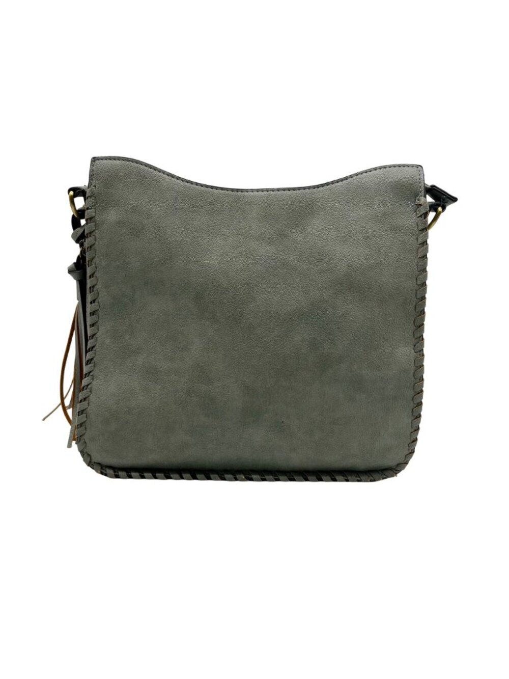 Jen and Co Grey Hobo Style Shoulder Bag
